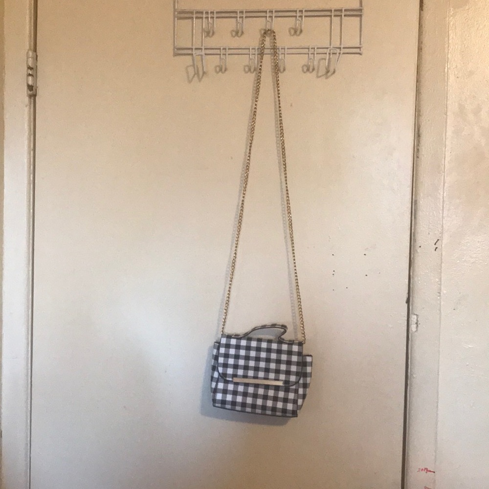 Black and white bag